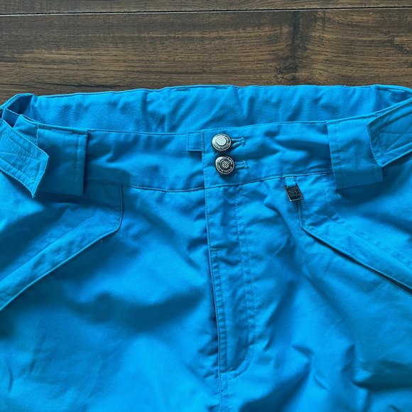 Special Blend Strike Insulated Snowboard Pants in Turquoise - Picture 3 of 7